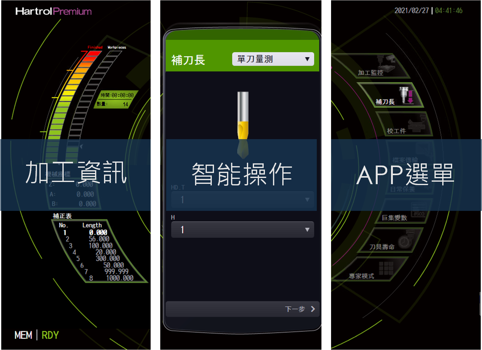 台湾协鸿机床数控系统-Hartrol Premium 2021 全新自我画面 正式登场!!